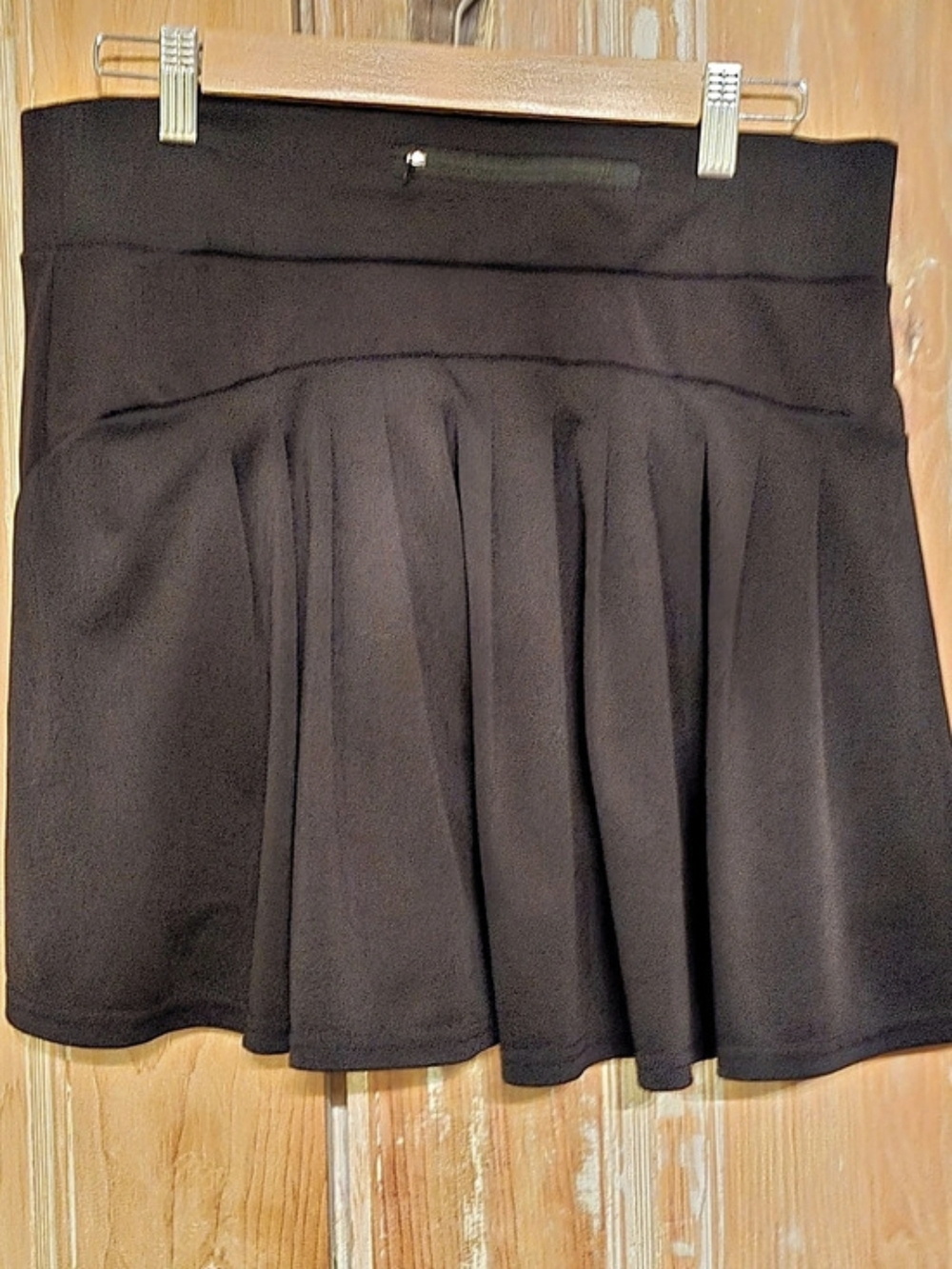 Werena Women's Pleated Tennis Skirt with Pockets Black 2XL